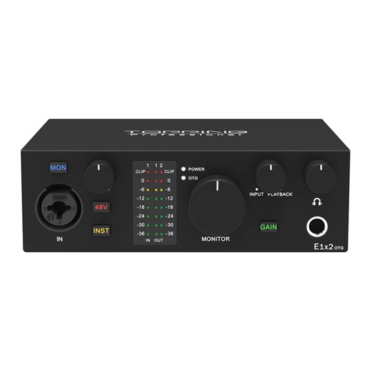 Topping Pro E1x2 OTG USB Audio Interface