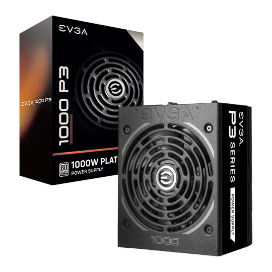 EVGA SuperNOVA 1000 P3 1000 Watt Fully Modular 80+ Platinum PSU/Power Supply : image 1