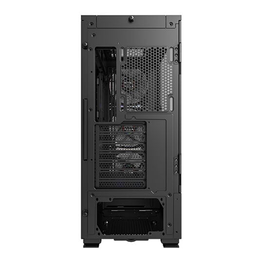 Montech SKY TWO GX Black Mid Tower Case Tempered Glass, inc 3x Premium ARGB High AirFlow 140mm Fans : image 4