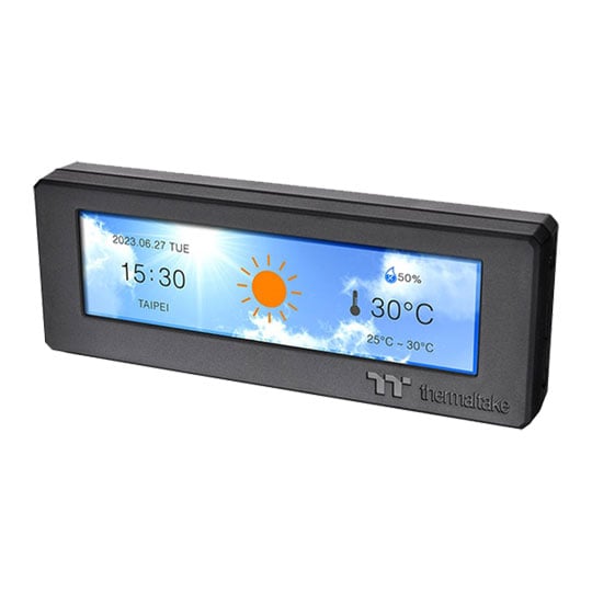 Thermaltake 3.9 inch LCD Screen Kit for The Tower 300/600 and Ceres 330 Series, Black