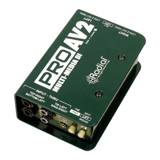 Radial ProAV2 Stereo Multimedia Direct Box