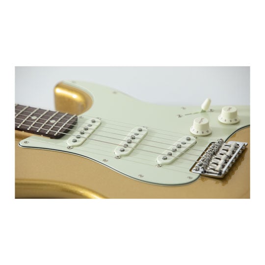 Fender MIJ Hybrid II Strat Mystic Aztec Gold : image 3