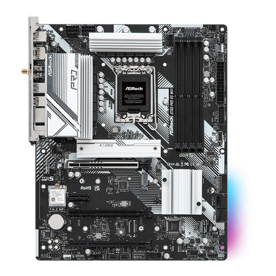 ASRock Intel B760 PRO RS WIFI DDR5 ATX Motherboard