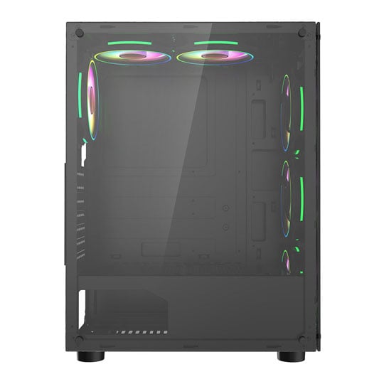 CiT Mirage F6 Black Tempered Glass ATX Gaming Case