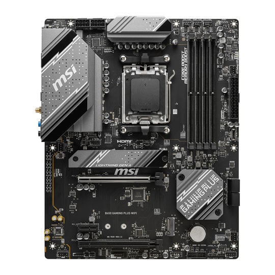 MSI B650 GAMING PLUS WIFI Motherboard + AMD Ryzen 5 7600X Motherboard Bundle : image 2