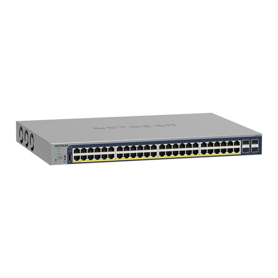 NETGEAR GS752TP V3 48 Port PoE+ Smart Managed Switch with 4 SFP Ports 380W