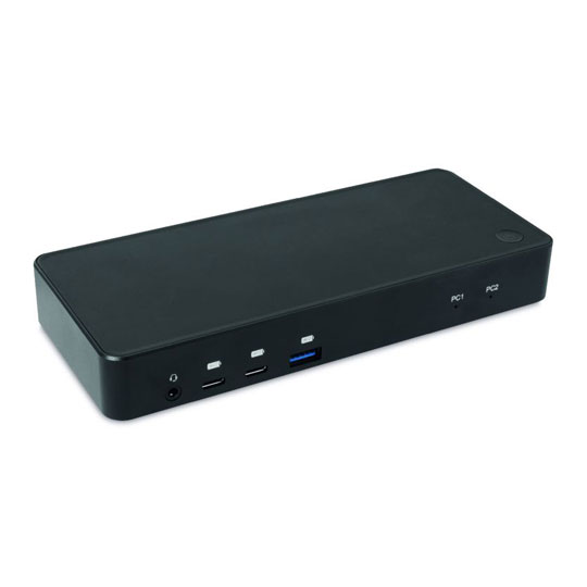 Club 3D DisplayPort/HDMI KVM Switch 4K60Hz For USB Type-C Inputs