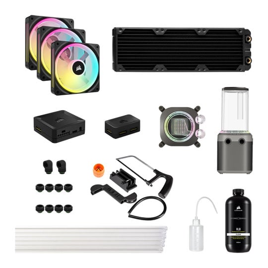 Corsair Hydro X Series iCUE XH405i RGB PRO Custom Cooling Kit Black : image 2