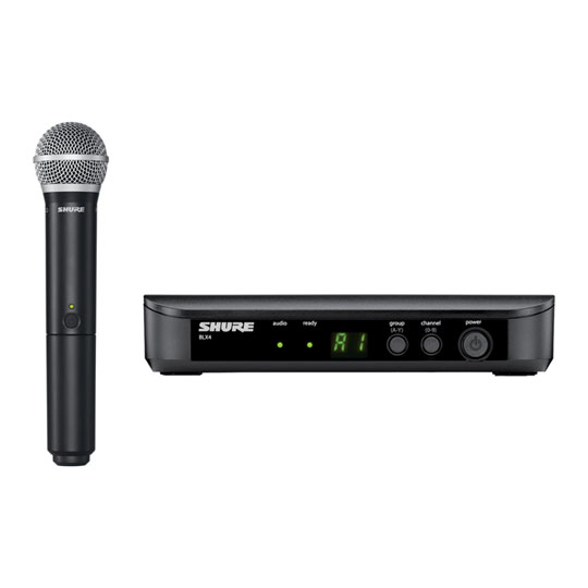 (Open Box) Shure BLX® Wireless Systems w/PG58 Microphone LN145547 ...