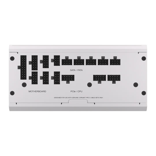 Corsair RMx SHIFT White Series 1000W 80+ Gold PCIE 5.0 Fully Modular ATX3.0 Power Supply : image 4