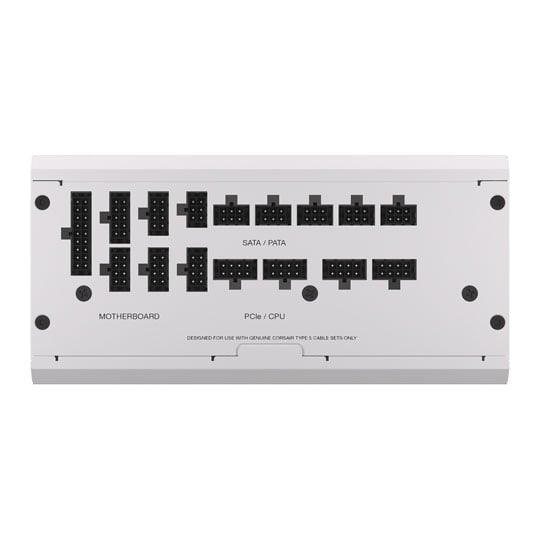 CORSAIR RMx SHIFT White Series 1200W 80+ Gold PCIE 5.0 Fully Modular ATX 3.0 Power Supply : image 4