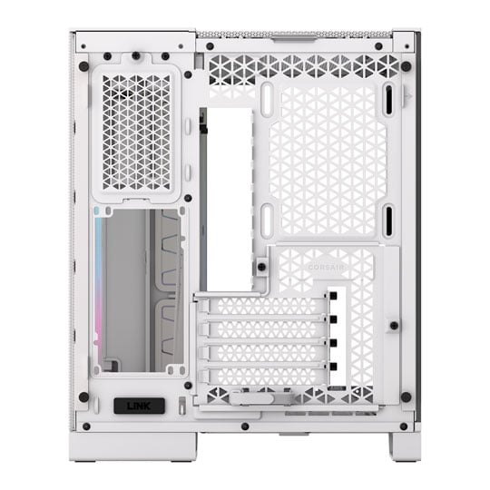 Corsair 2500X RGB White Dual Chamber Tempered Glass Micro ATX PC Case : image 4