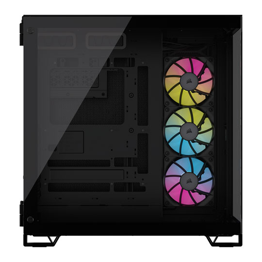 Corsair 6500X RGB Black Dual Chamber Tempered Glass Mid Tower PC Case
