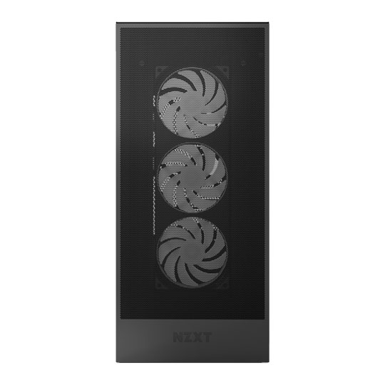 NZXT H7 Flow RGB (2024) Mid Tower Tempered Glass PC Gaming Case Black : image 3