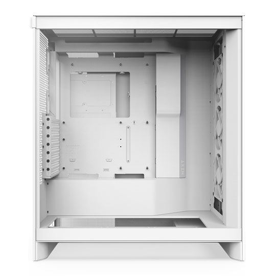 NZXT H7 Flow RGB (2024) Mid Tower Tempered Glass PC Gaming Case White : image 2
