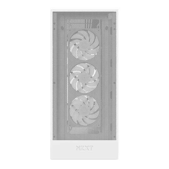 NZXT H7 Flow RGB (2024) Mid Tower Tempered Glass PC Gaming Case White : image 3