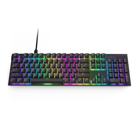 NZXT Function 2 Full Size Wired Black Optical Switch Keyboard