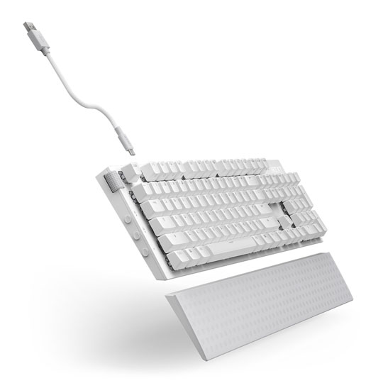 NZXT Function 2 Full Size Wired White Optical Switch Keyboard : image 4