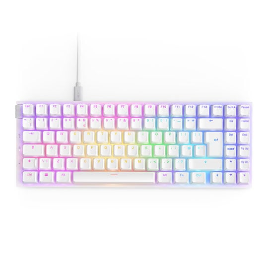 NZXT Function 2 MiniTKL Wired White Optical Switch Keyboard