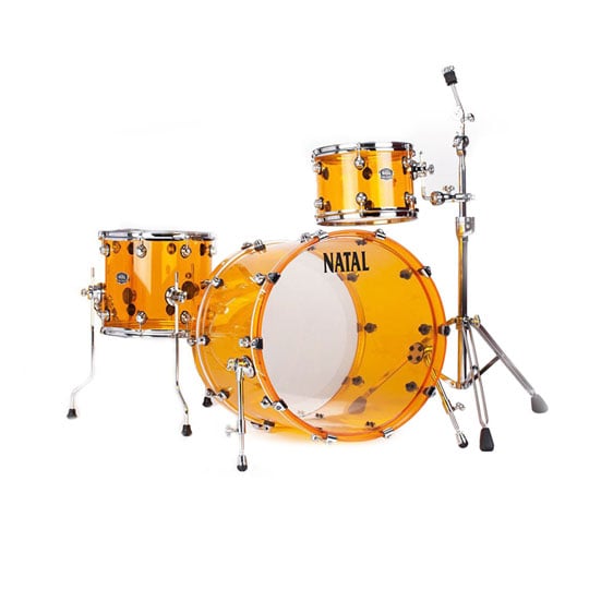 Natal Arcadia Acrylic Shell Pack 12,16,22 - Transparent Orange