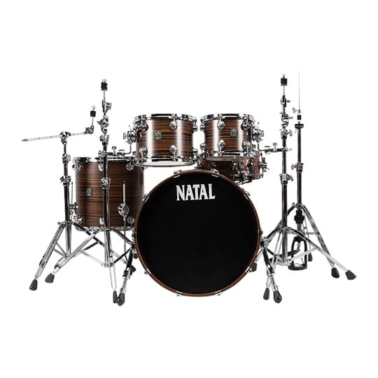 Natal Café Racer Series Traditional Jazz 3-Piece Shell Pack 12", 14", 18" - Veneer