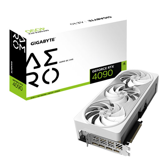 Gigabyte NVIDIA GeForce RTX 4090 24GB AERO OC Ada Lovelace Open Box Graphics Card : image 1