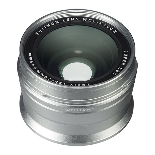 Fujifilm WCL-X100 II Wide Angle Lens (Silver)