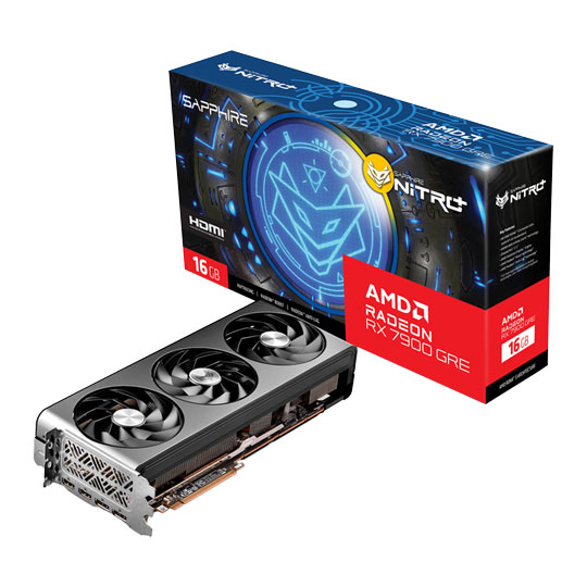 グラフィックボード・グラボ・ビデオカード Sapphire Radeon RX 7900 GRE 16GB SAPPHIRE NITRO+ AMD Radeon™ RX 7900 GRE 16GB RDNA3 Graphics Card