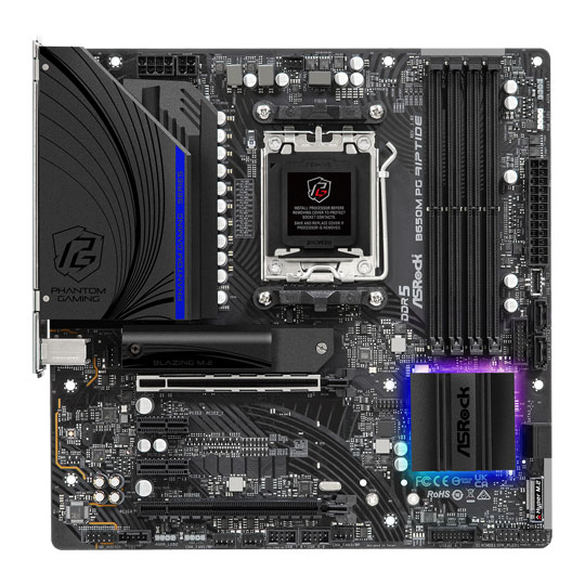 ASRock B650M PG RIPTIDE MicroATX Refurbished Motherboard : image 2