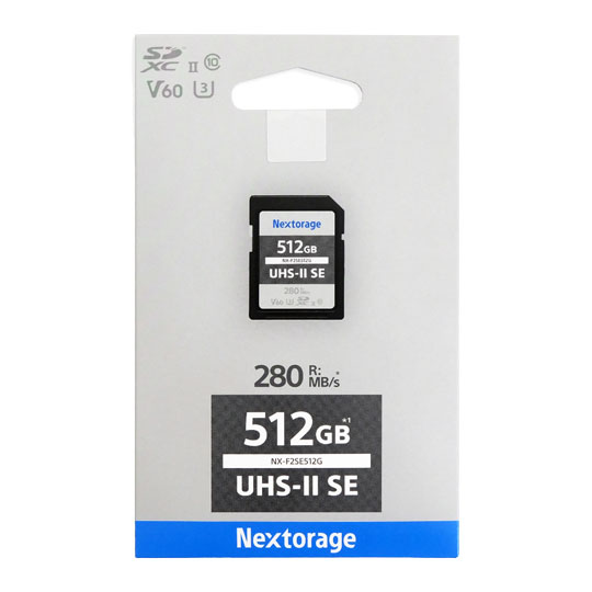 Nextorage V60 UHS-II SD Card SE Series (512GB)