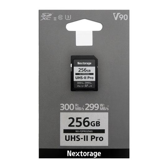 Nextorage V90 UHS-II SD Card Pro Series (256GB)