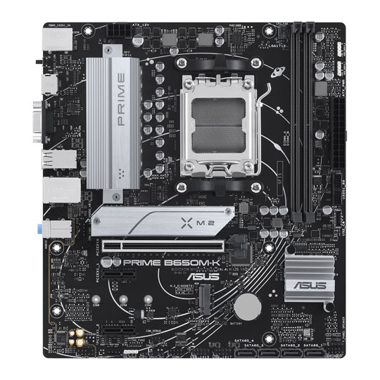 ASUS PRIME B650M-K DDR5 PCIe 4.0 MicroATX Motherboard