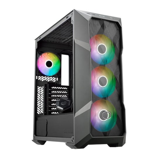 Cooler Master TD500 MAX Mid Tower TG Glass Case inc 850W GXII PSU + 360mm AIO Cooler