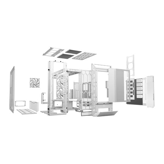 be quiet! Dark Base Pro 901 White Tempered Glass Full-Tower Case : image 3