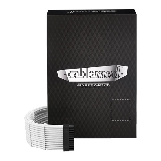 CableMod RT-Series Pro ModFlex Sleeved 12VHPWR Cable Kit White : image 1