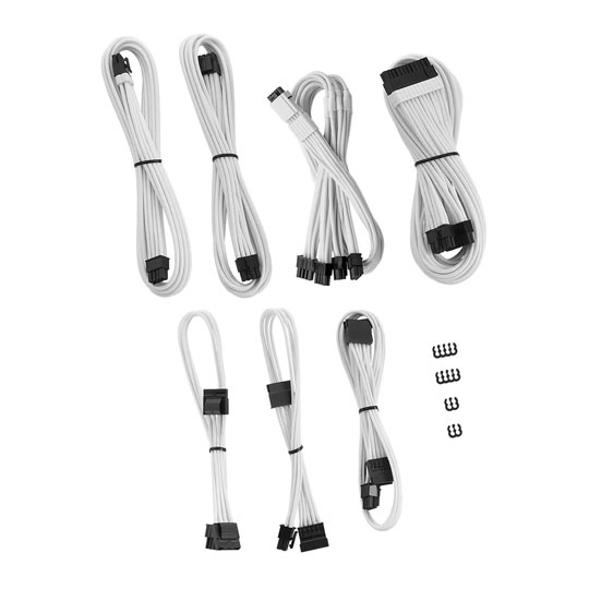 CableMod RT-Series Pro ModFlex Sleeved 12VHPWR Cable Kit White : image 2