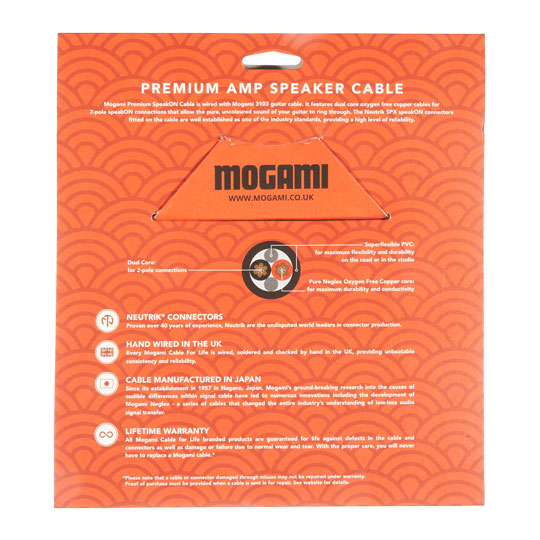Mogami - Premium Speakon - Speakon Guitar Amp Head to Cab Cable (0.5 Metres) : image 4