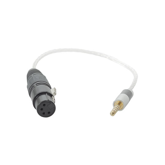 4.4mm to 4-pin XLR Female - Silver Plated - 20cm -