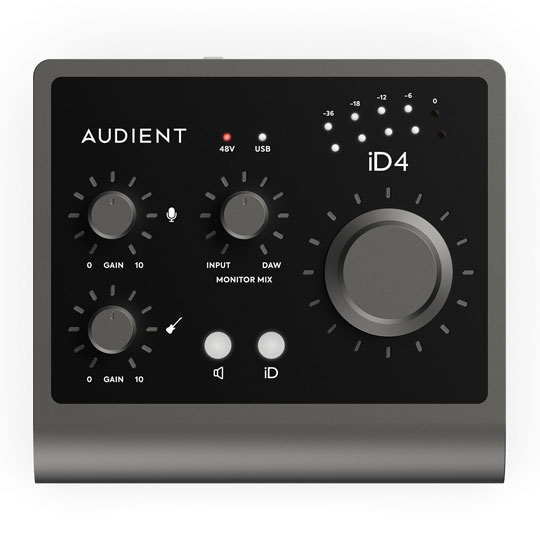 (Open Box) Audient iD 4 MK2 High Performance USB Interface with Scroll Control