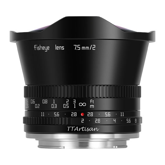 TTArtisan APS-C 7.5mm F2 Fisheye Lens