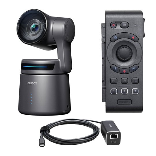 OBSBOT Tail Air + Smart Remote Controller + USB-C to Ethernet Adapter : image 1