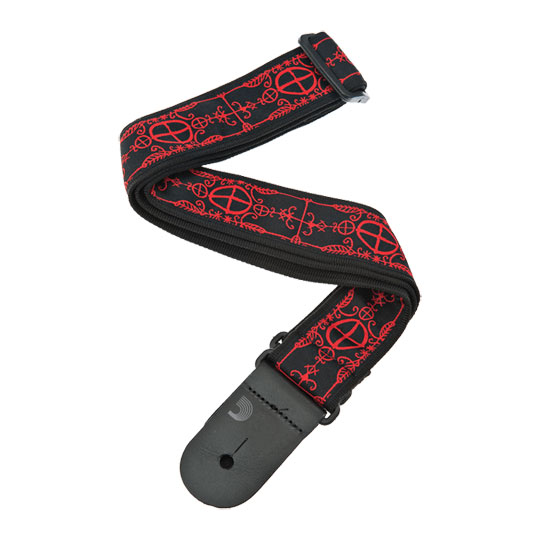 D'Addario Nylon Woven Guitar Strap, Voodoo