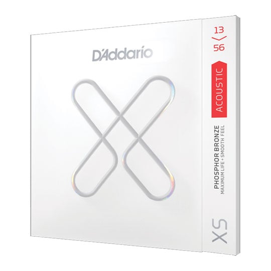 D'Addario 13-56 Medium, XS Phosphor Bronze Coated Acoustic Guitar Strings
