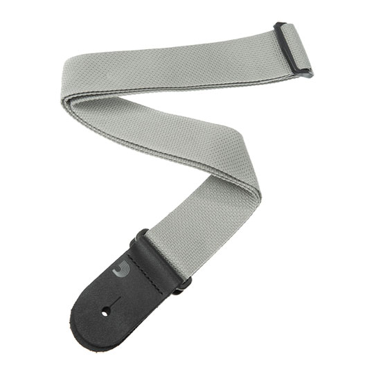 D'Addario Polypro Guitar Strap, Silver