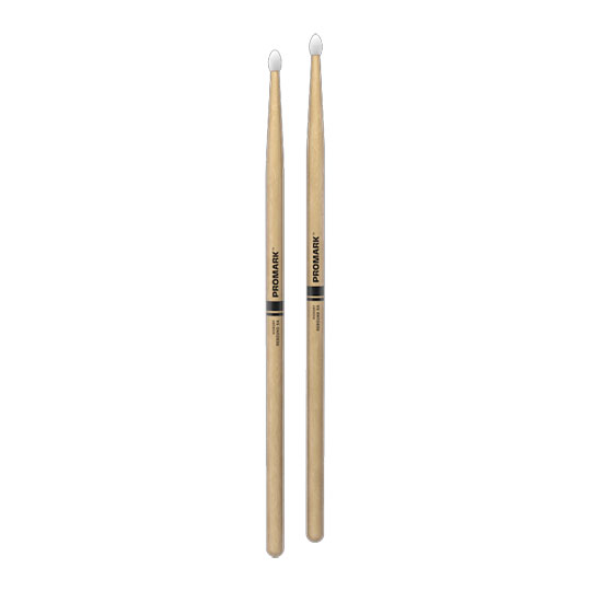 ProMark Rebound 5A Hickory Drumstick, Oval Nylon Tip