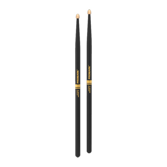 3 PACK Promark Rebound 5B ActiveGrip Clear Hickory Drumstick, Acorn Wood Tip