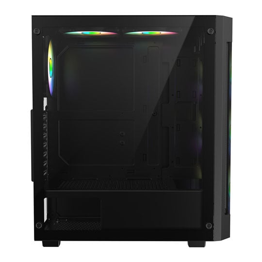 CiT Destroyer Black Mid Tower Tempered Glass PC Gaming Case