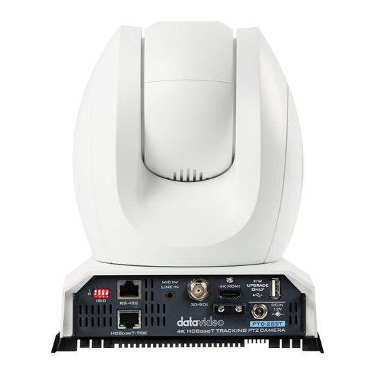 Datavideo PTC-285T 4K HDBaseT Tracking PTZ Camera (White) : image 3