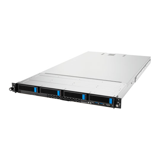 ASUS RS700A-E12 AMD EPYC 9004 Series SP5 1U 4 Bay GPU Barebone Server (2600W PSU)