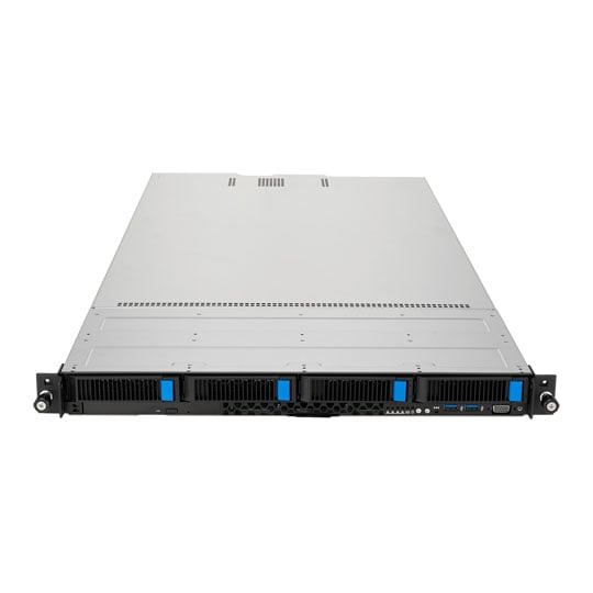ASUS RS700A-E12 AMD EPYC 9004 Series SP5 1U 4 Bay GPU Barebone Server (2600W PSU)